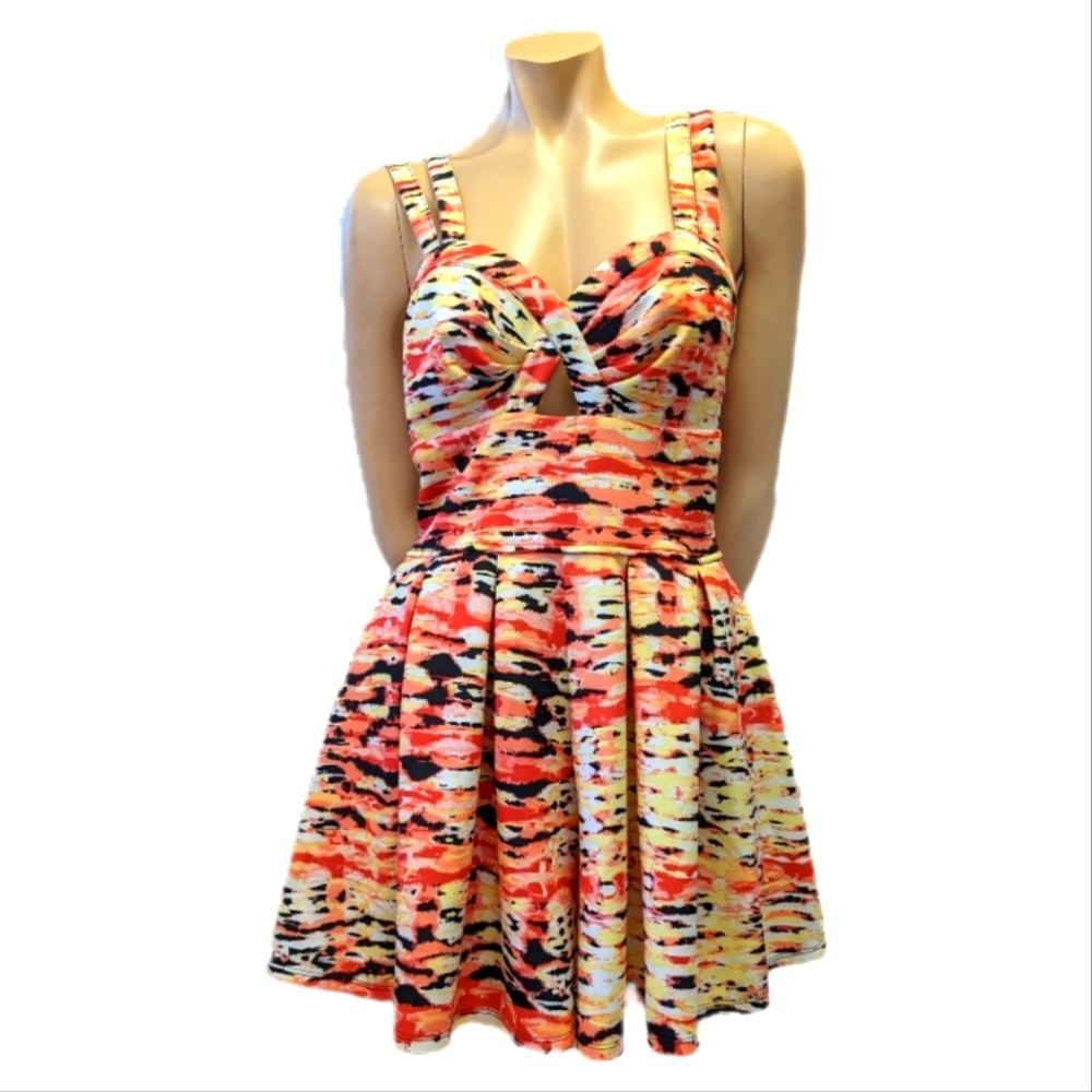 Tiger Print Romper XL EUC